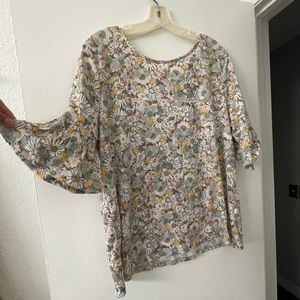Blouse floral prints Lauren Conrad